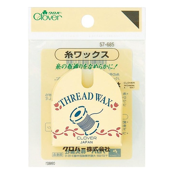 糸切れ防止 『糸ワックス 57-685』 Clover クロバー パッチワーク,道具