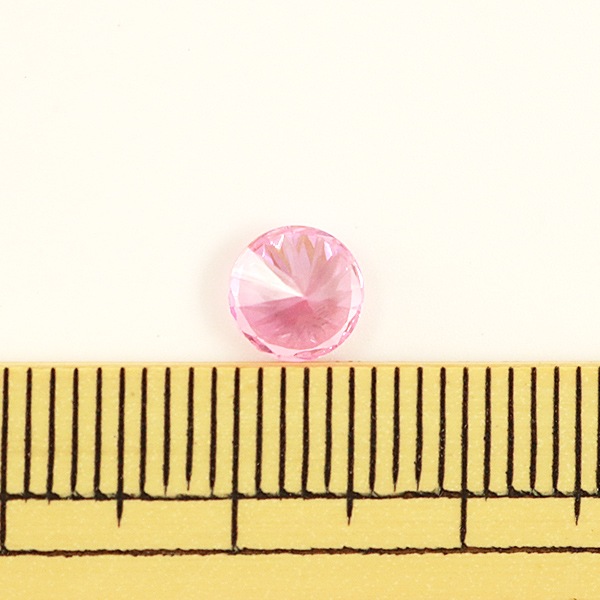 ビーズ 『キュービックジルコニア ピンク 6mm 2コ』 ビーズ,その他