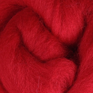 羊毛フェルト 『フェルトつくり 約50g入り ダークレッド 12番色』 羊毛