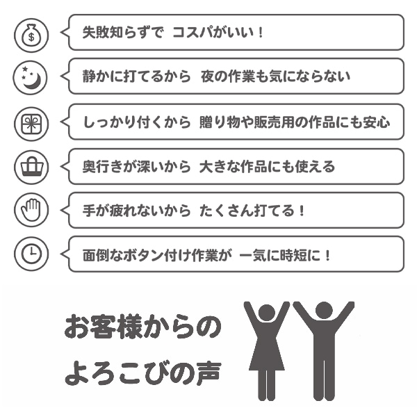 手芸工具 『CHERRY LABEL ミニハンドプレス専用取外し台座セット