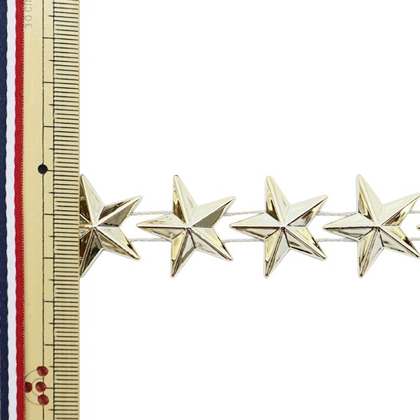 数量5から】 手芸ブレード 『イミテーションブレード 幅約2.4cm 星