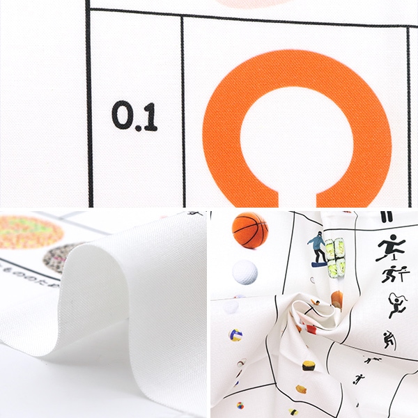 生地 『おもしろ視力検査 カットクロス 約50cm×55cm C-RR3003P