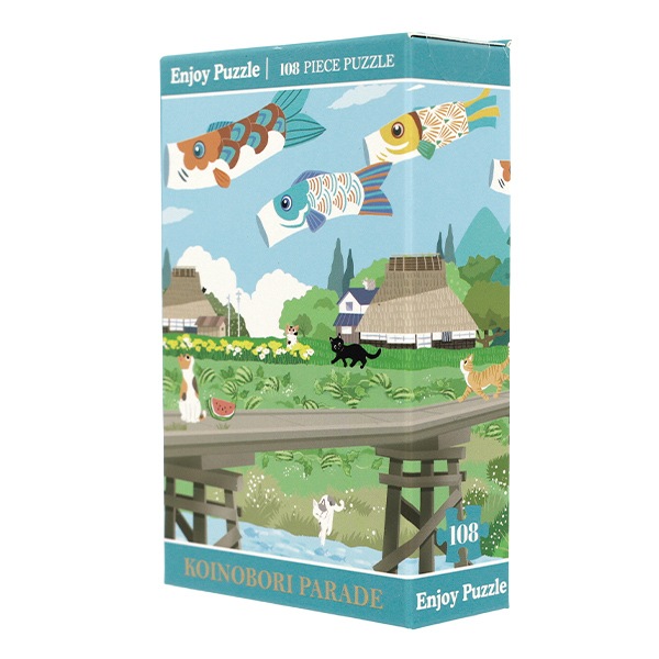 玩具 『エンジョイパズル MEOW VOYAGE Koinobori Parade 108ピース 165