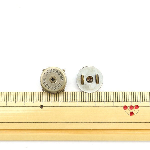 手芸金具 『マグネットホック ビジュ アンティークゴールド JTMP-108