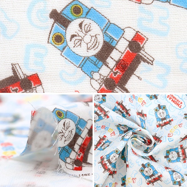 数量5から】 生地 『Wガーゼ トーマス G-4531-1A』 KOKKA コッカ