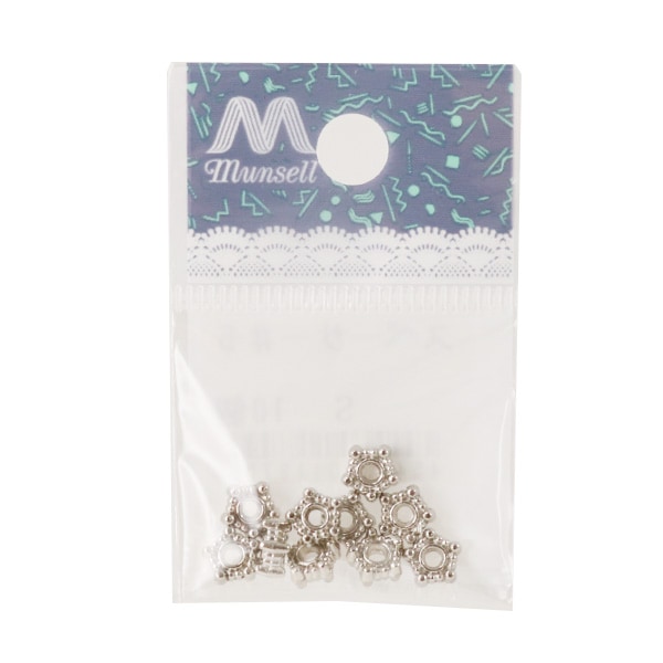 手芸金具 『スペーサー #5 ゴールド 10個入り』 ビーズ,金具・留め具