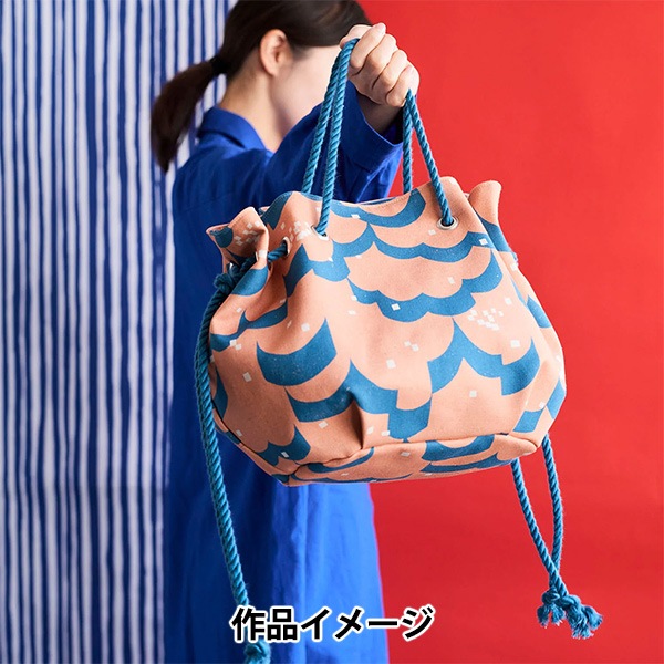 数量5から】 生地 『echino (エチノ) float 綿麻キャンバス ピンク EKX