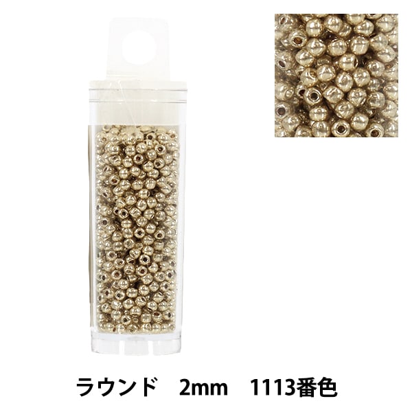 ビーズ 『シードパレット＋ ラウンド 3mm 22B番色』 ビーズ,パック