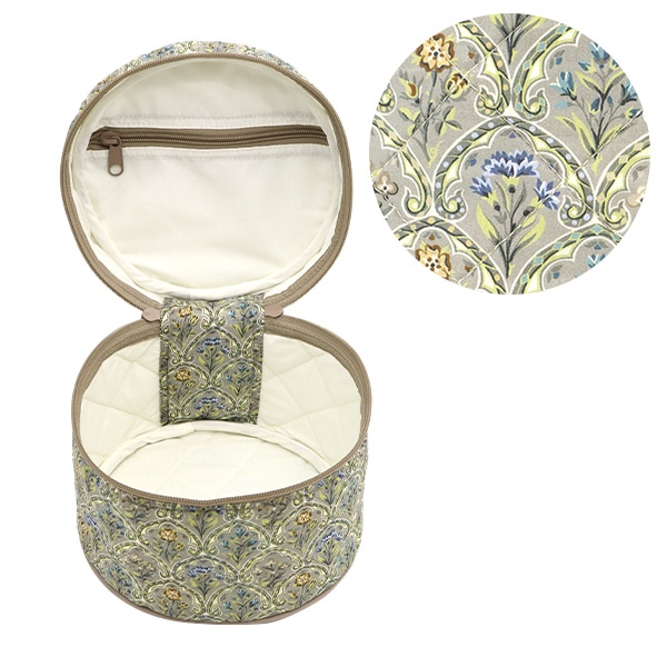 リバティプリント　キルティングブラウス(未使用、実家保管品) ≪通常販売≫liberty print shirt collar blouse（リバティ