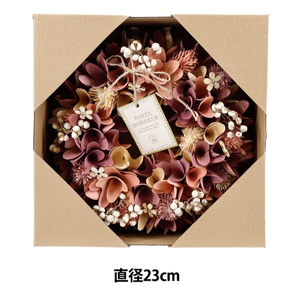 リース 完成品 『完成リース 直径24cm ピンク 660-047』 SG Wonder