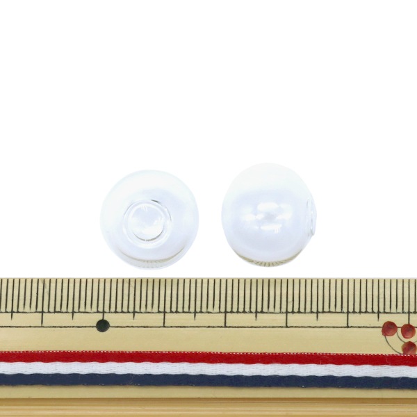 アクセサリー素材 『ガラスボール 丸 16mm 2個入り クリア GN-76-21S
