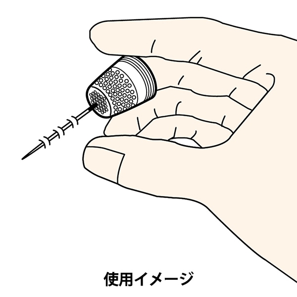 指ぬき 『シンブル No.3 34-403』 Clover クロバー 雑貨,パッチワーク