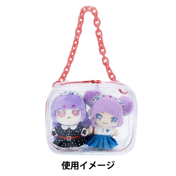 推し活セール】バッグ 『ぬいのポーチ Mサイズ レッド NUIT-07