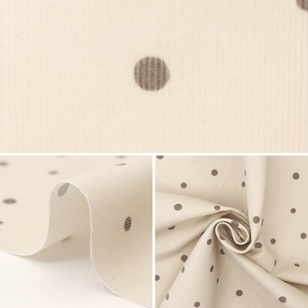 秋冬生地セール】 【数量5から】 生地 『21Wコーデュロイプリント