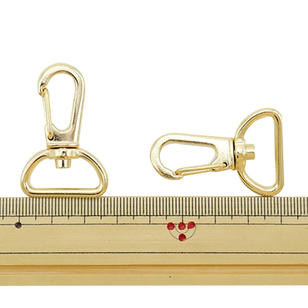 レザー金具 『アミナスカン 2.1cm ゴールド 2個入り』 工芸,皮革,金具