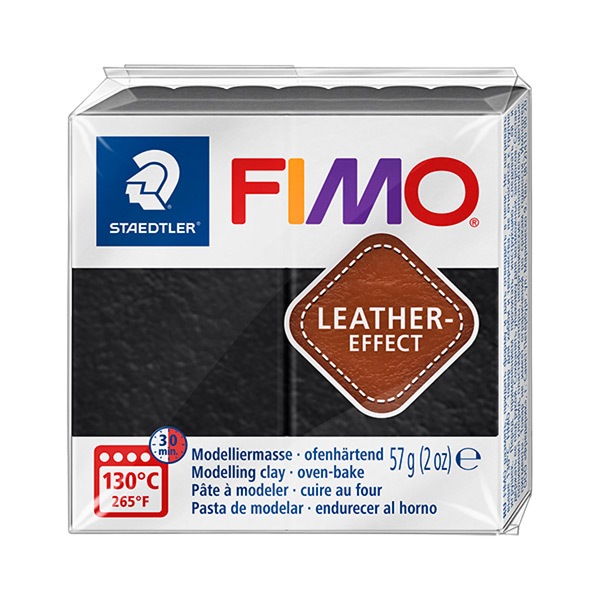 樹脂粘土 『FIMO LEATHER EFFECT (フィモレザーエフェクト) ブラック