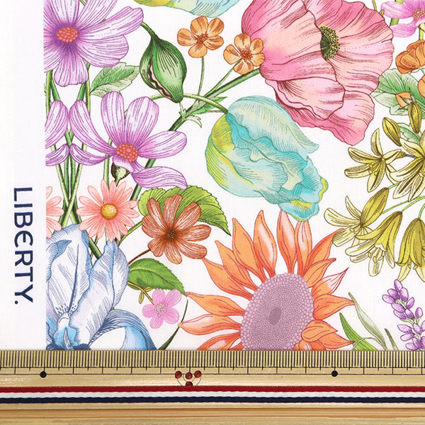 数量5から】 生地 『リバティ・ファブリックス タナローン フローラル
