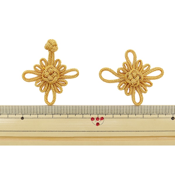 チャイナボタン 『フレンド釦 20mm 金』 服飾,ブレード| ホビー材料の