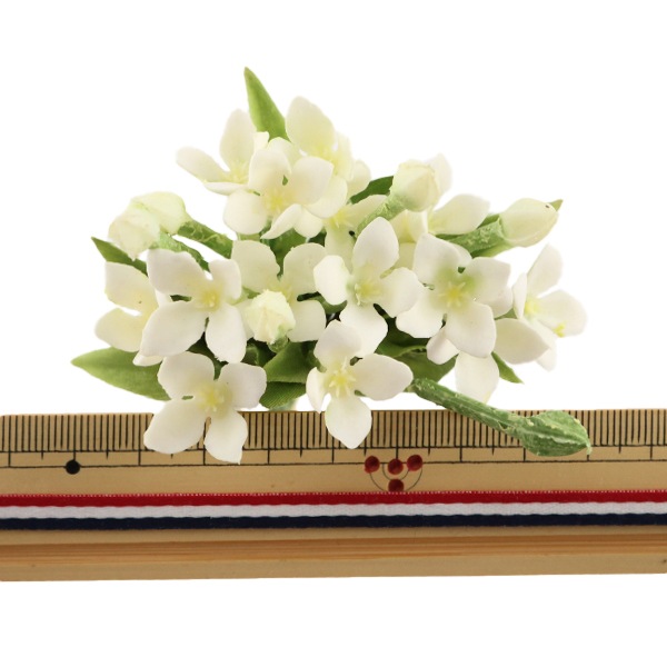 造花 シルクフラワー 『ブバリアバンドル ホワイト』 フラワー,シルク