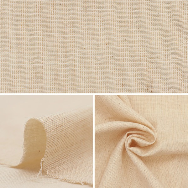 数量5から】 生地 『オーガニックコットン Wガーゼ R-0529-NG-1』 生地