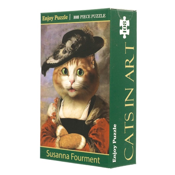 玩具 『エンジョイパズル Cat In Art Susanna Fourment 108ピース 165