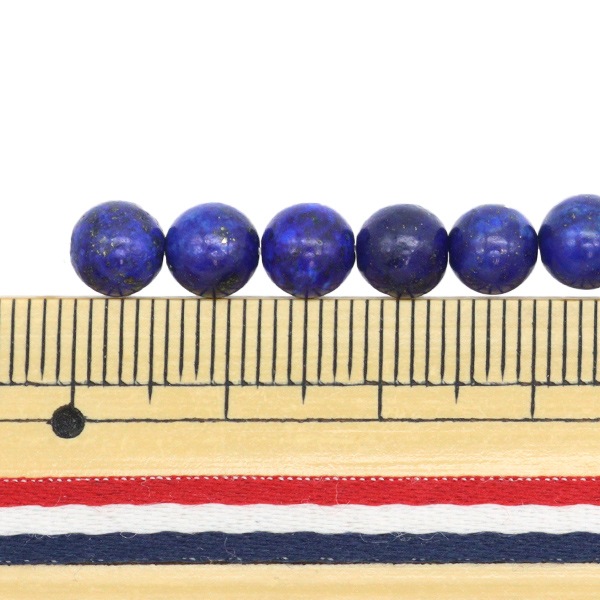 アクセサリー素材 『天然石ラウンド ラピスラズリ 約6mm 16個入り