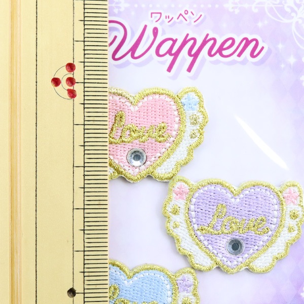 ワッペン 『いろコレワッペン ハートセレブレーション ICW-25』 雑貨