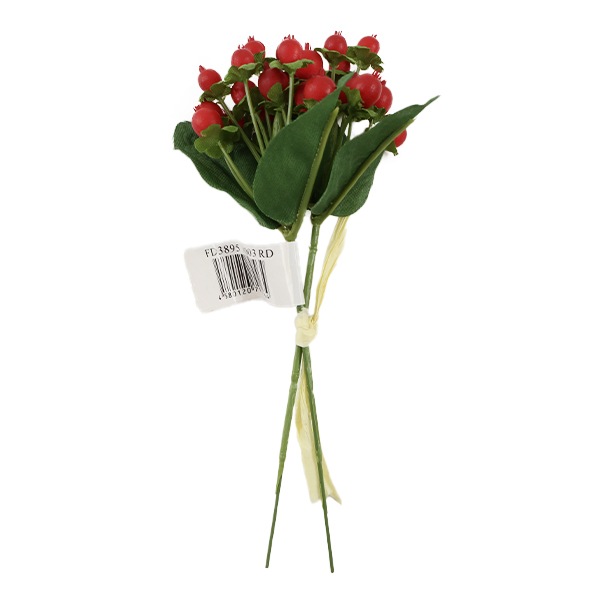 造花 シルクフラワー 『ベビーベリーバンドル レッド』 フラワー