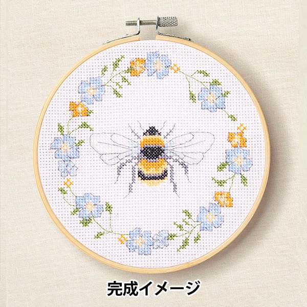 輸入刺繍キット 『クロスステッチ VIOLETTES BK1937』 DMC