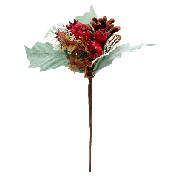 造花 シルクフラワー 『クリスマスピック XD-8329』 フラワー,シルク