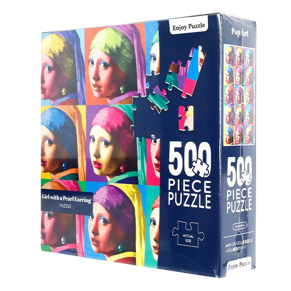 玩具 『パズル Pop Art Girl With a Pearl Earring 500ピース 420