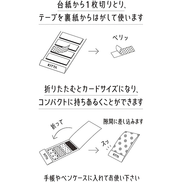文具 『KITTA マスキングテープ ショクブツ KIT064』 画材,その他
