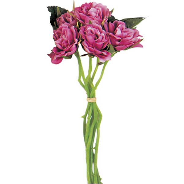 ゴージャス造花 造花 シルクフラワー 『ミニローズバットブッシュ ブルー VF