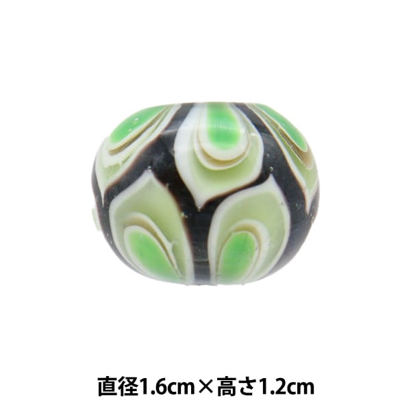 手芸金具 『とんぼ玉 ピーコック 02』 ビーズ,パックビーズ| ホビー