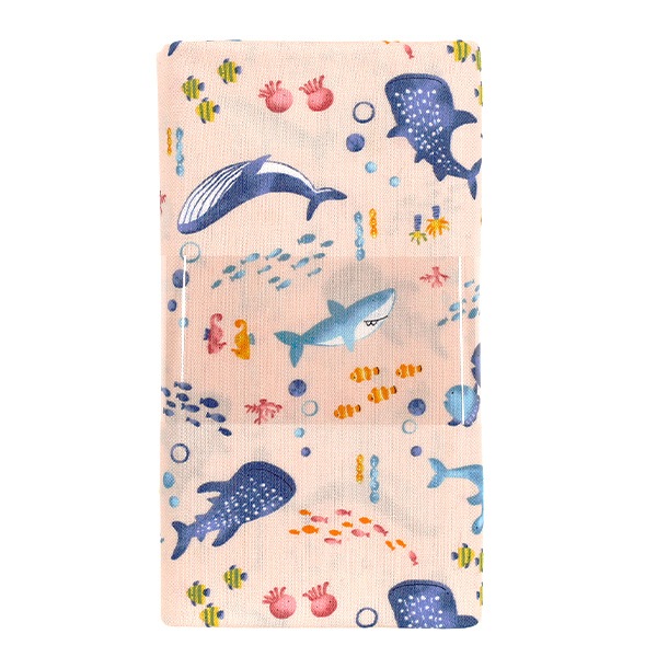 生地 『ニュアンスキッズ うみのいきもの カットクロス 約110cm×1m
