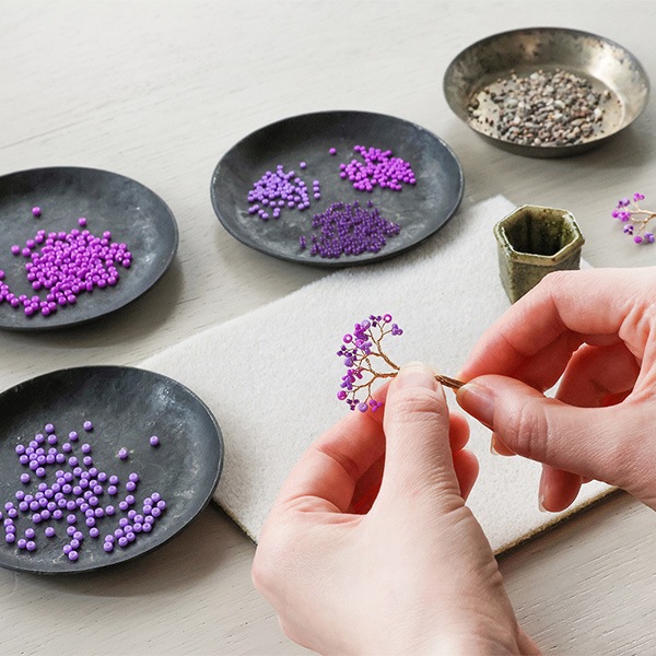 ビーズキット 『ネジッテBONSAI 紫式部 HCA30//11』 MIYUKI ミユキ