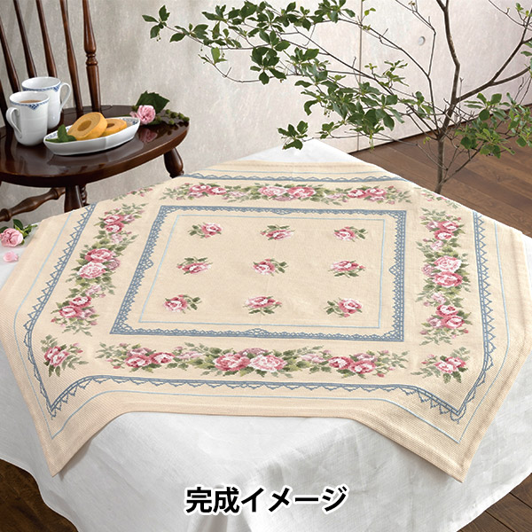 LUXURY NEEDLEPOINT FROM LONDON 刺繍 テーブル LUXURY NEEDLEPOINT FROM LONDON 刺繍 角テーブル LUXURY NEEDLEPOINT