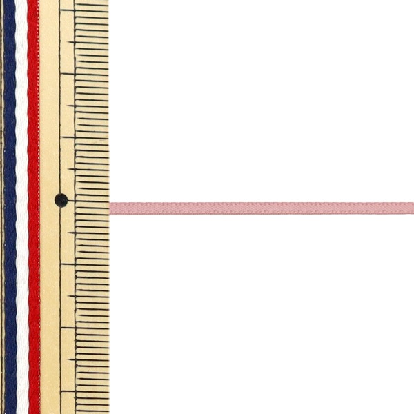 リボン 『1反売り 両面サテンリボン 約2mm幅×約10m巻 ピンク系』 服飾