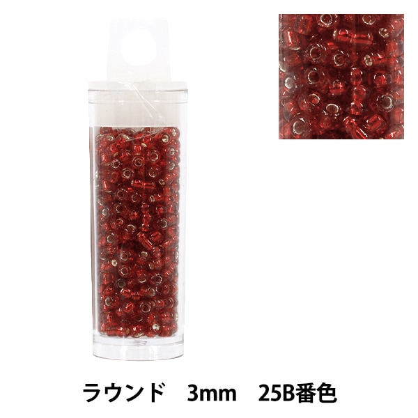 ビーズ 『プチケースビーズ ラウンド 4mm 165B番色』 ビーズ,パック