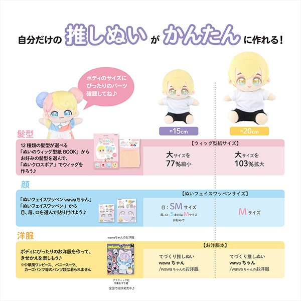推しぬいセール】手芸パーツ 『ぬいのボディwawaちゃん おすわりタイプ