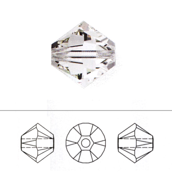 スワロフスキー 『#5328 XILION Bead クリスタル 5mm 30粒