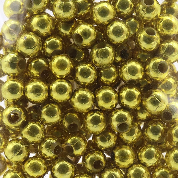 ハヤト全金無垢ビーズ　2粒　Mサイズ　k18 楽天市場】K18全金ビーズ S 横4.4mm高さ3.5mm 渦無 4個
