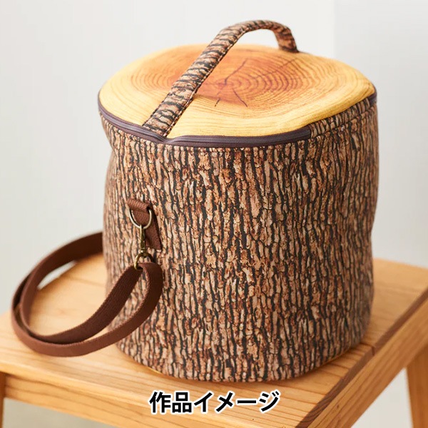 生地 『カスタマイズミー! パネルカットクロス 約110cm×100cm 切り株