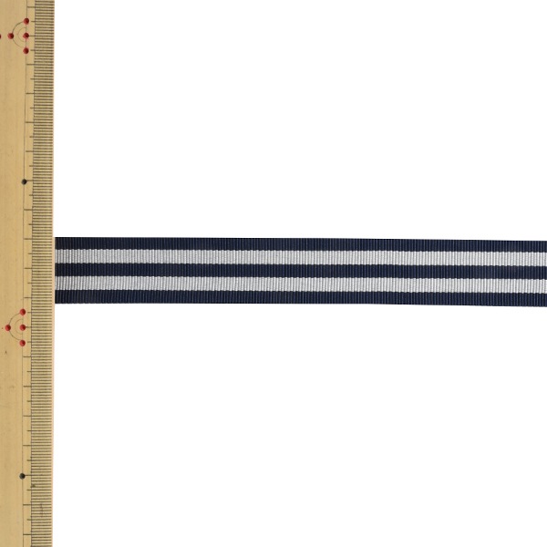 数量5から】 リボン 『ストライプリボン 4817 幅約2.5cm 2番色