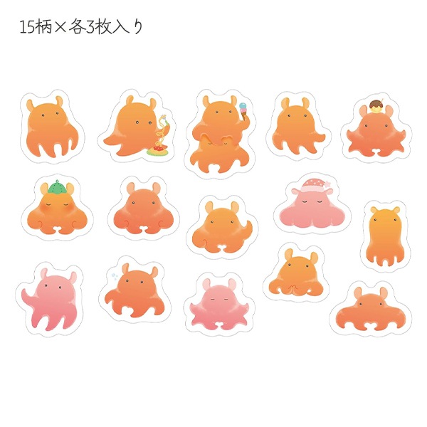 文房具 『まみれフレークシール メンダコ MRFS-009』 画材・文具,文具