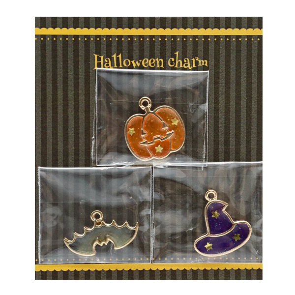 アクセサリー素材 『ハロウィンチャームセット 3個入リ RSP-549