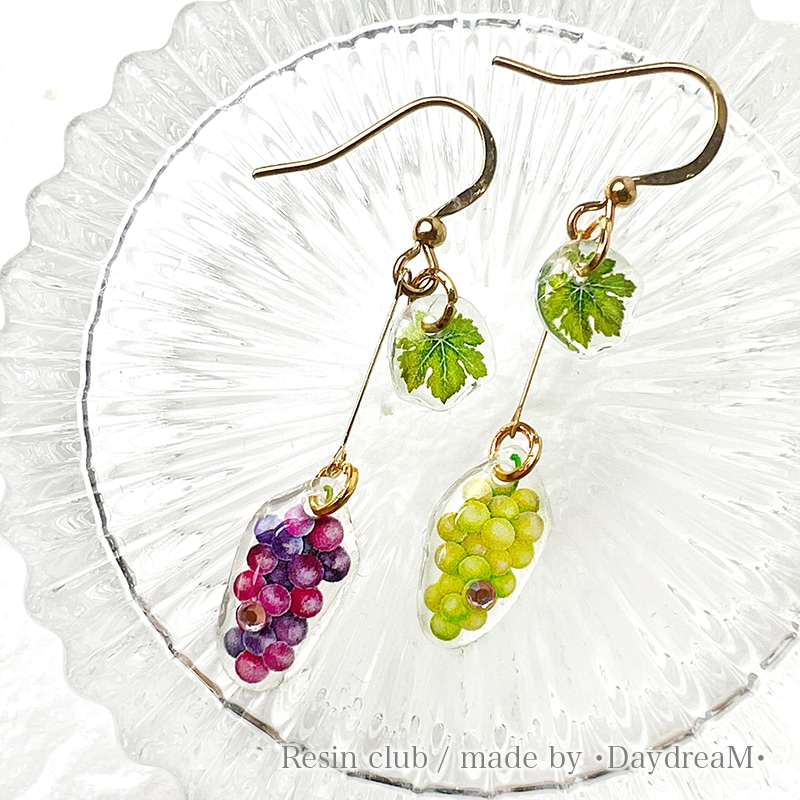 ブタ　レジンヘアゴム　ぶどう ブタ レジンヘアゴム ぶどう ぶどう - ヘアゴムの人気通販