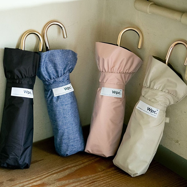 雨具 『折りたたみ傘 遮光 ドームパラソル フリル mini ブルー 801