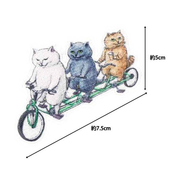 ワッペン 『ワッペン カマノレイコ サイクリング KAW-01』 雑貨