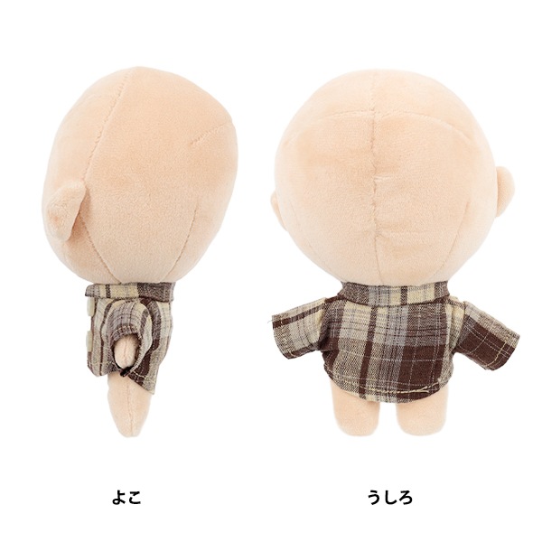ぬいぐるみ衣装 『mpa チェックシャツ Mサイズ ブラウン MPA-105B-M